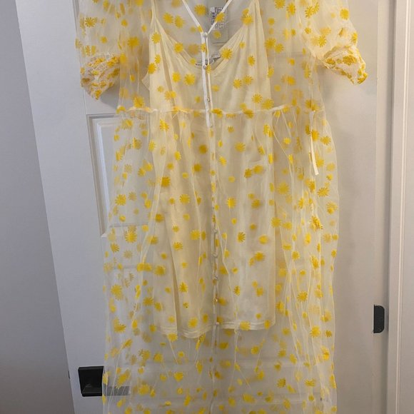 Tags on -Never Fully Dressed Sheer Midi Summer Dress - Picture 4 of 6